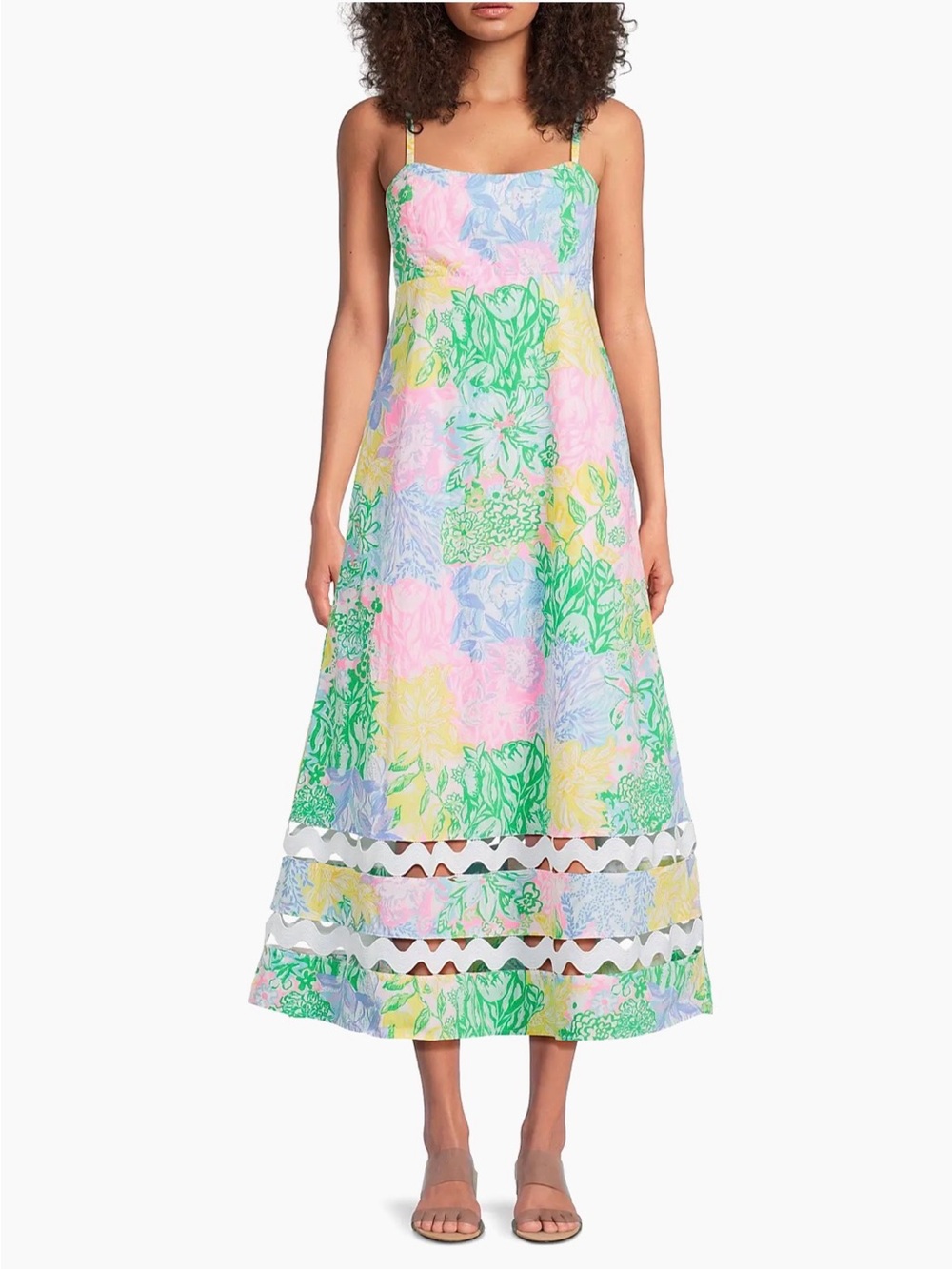 Lilly Pulitzer Hailey Floral Midi Dress NWT